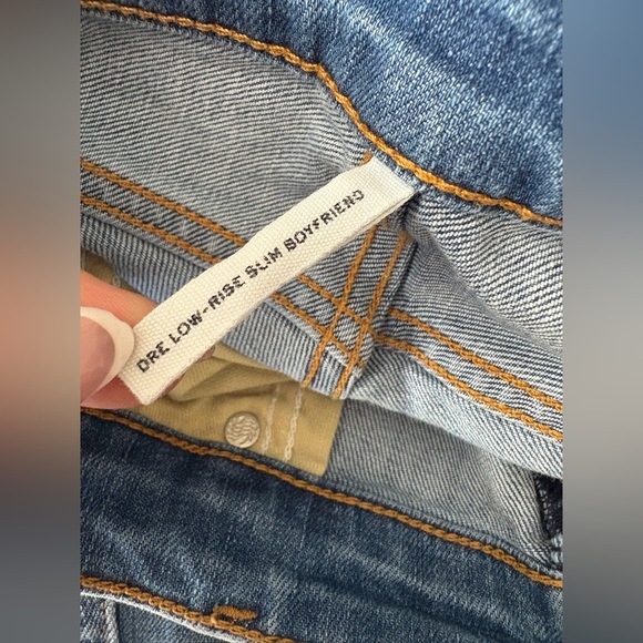 Rag & Bone Dre low rise slim boyfriend jeans Hudson size 27 - Picture 9 of 10
